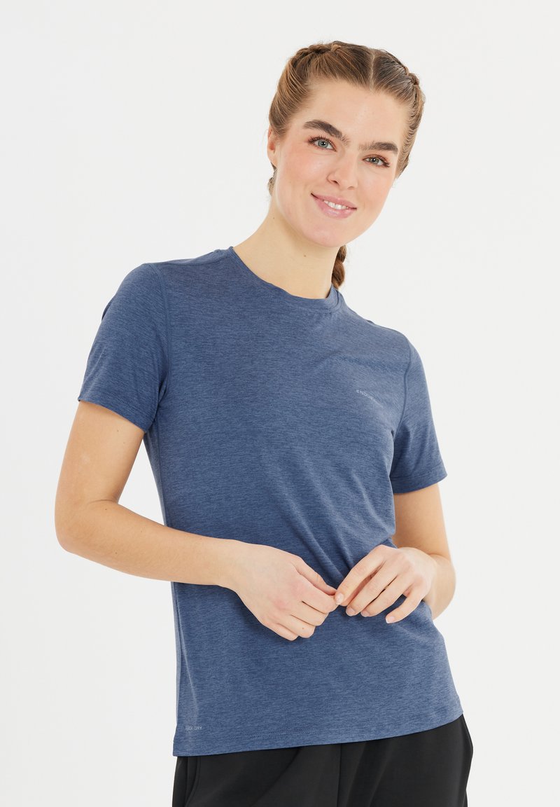Endurance T-shirt till träning - ocean blue