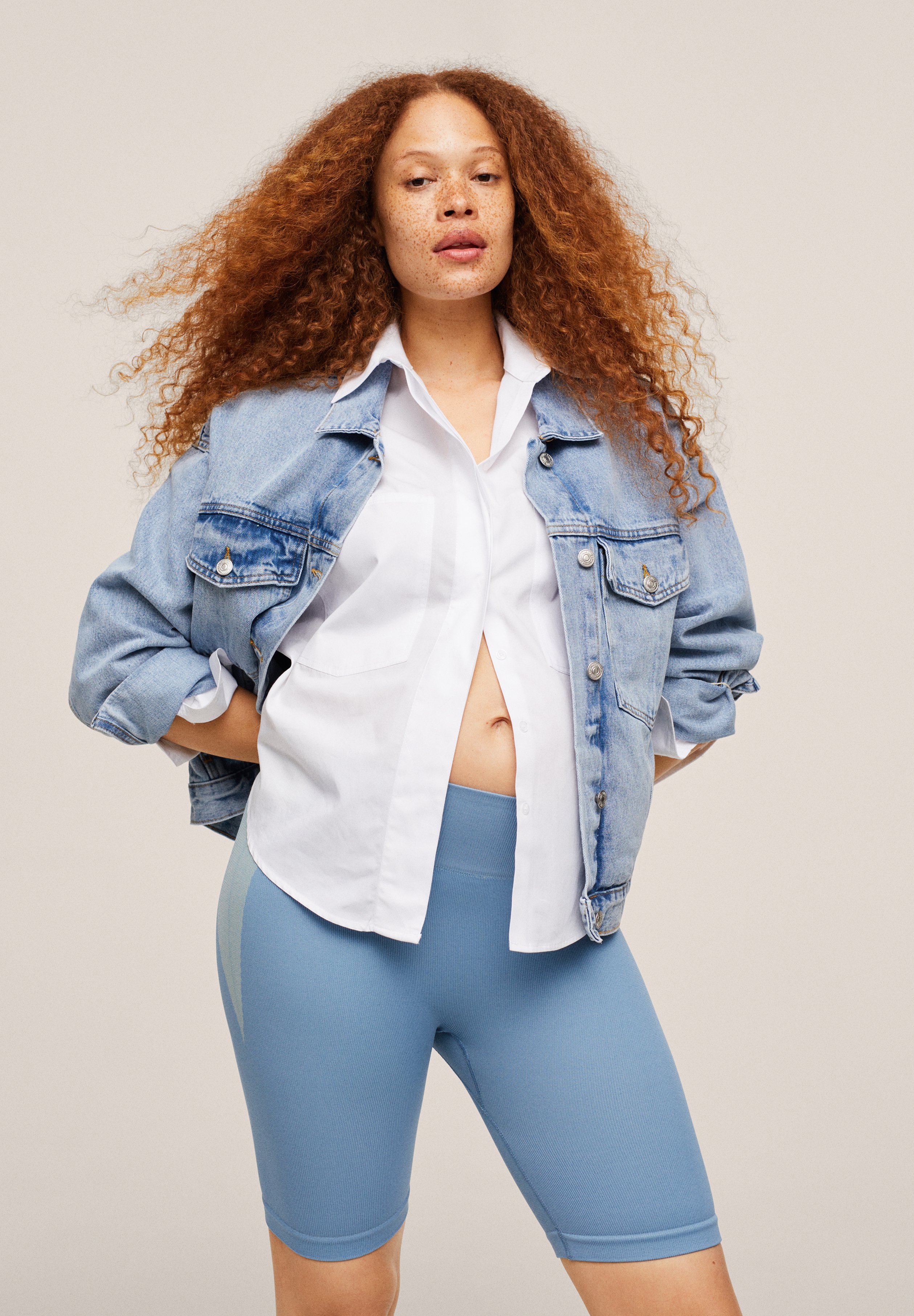 Mango Korte broeken - aqua green/Lichtgroen - Zalando.nl