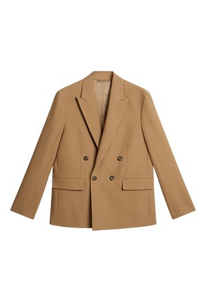 J.LINDEBERG DAVID DOUBLE WEAVE - Veste de costume - tiger brown