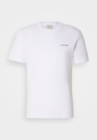 LINEAR BOX LOGO - Nyomott mintás póló - bright white
