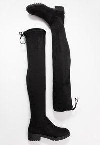 New Look Botas mosqueteras - black