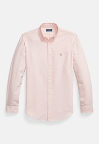 CUSTOM FIT STRIPED OXFORD SHIRT - Shirt - peach/white