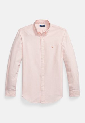 CUSTOM FIT STRIPED OXFORD SHIRT - Ing - peach/white