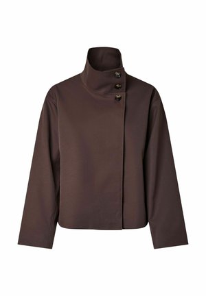 Pieces, JACKET PCELISABETH HIGH NECK - Veste légère - coffee bean