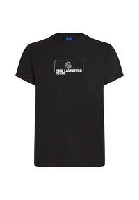 SLIM-FIT LOGO - T-shirt estampada - black