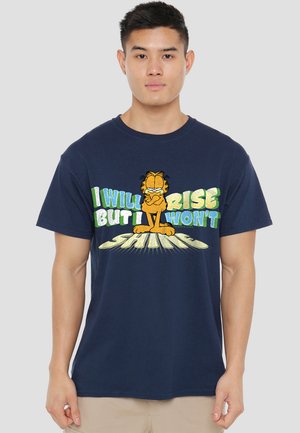 GARFIELD RISE NOT SHINE - T-Shirt print - dark blue