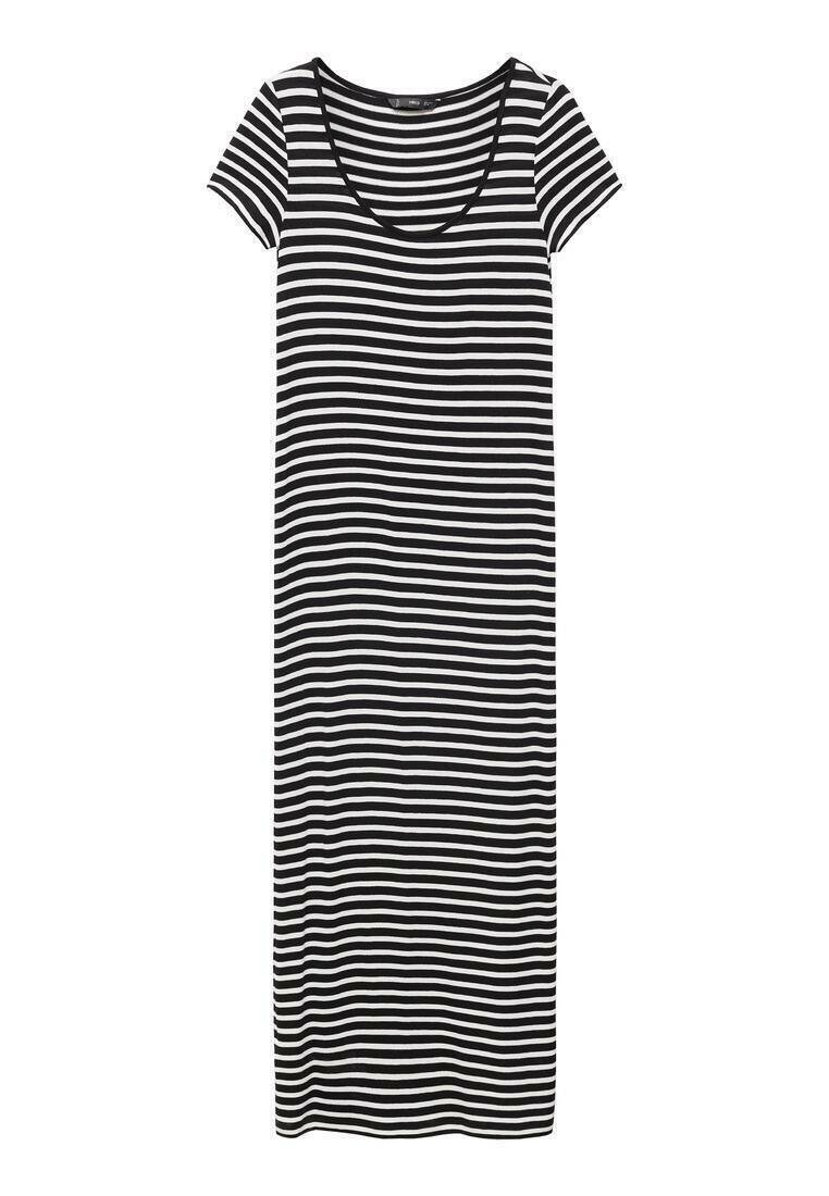 Mango Maxi-jurk zwart Mango Maxi-jurk zwart