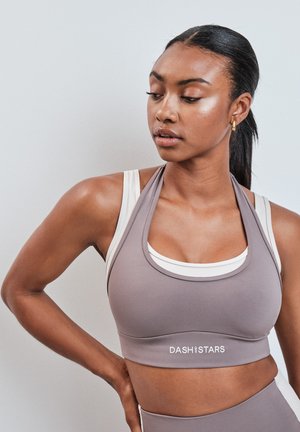 Dash and Stars, DASH AND STARS - Sport-bh met medium support - beige