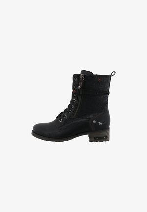 Mustang, WINTERSTIEFEL - Schnürstiefelette - black