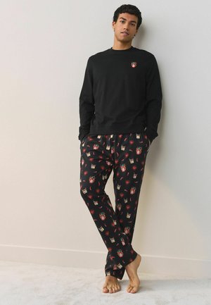 REGULAR FIT - VALENTINES HOT SAUCE  SET  . - Pyjama set - black red