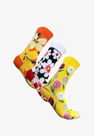 Mr Ukko 3-PACK FLOWERS - Calcetines - mixed