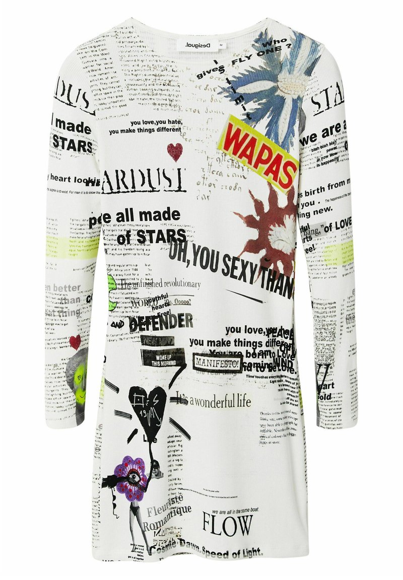 Desigual Gebreide jurk wit Desigual Gebreide jurk wit