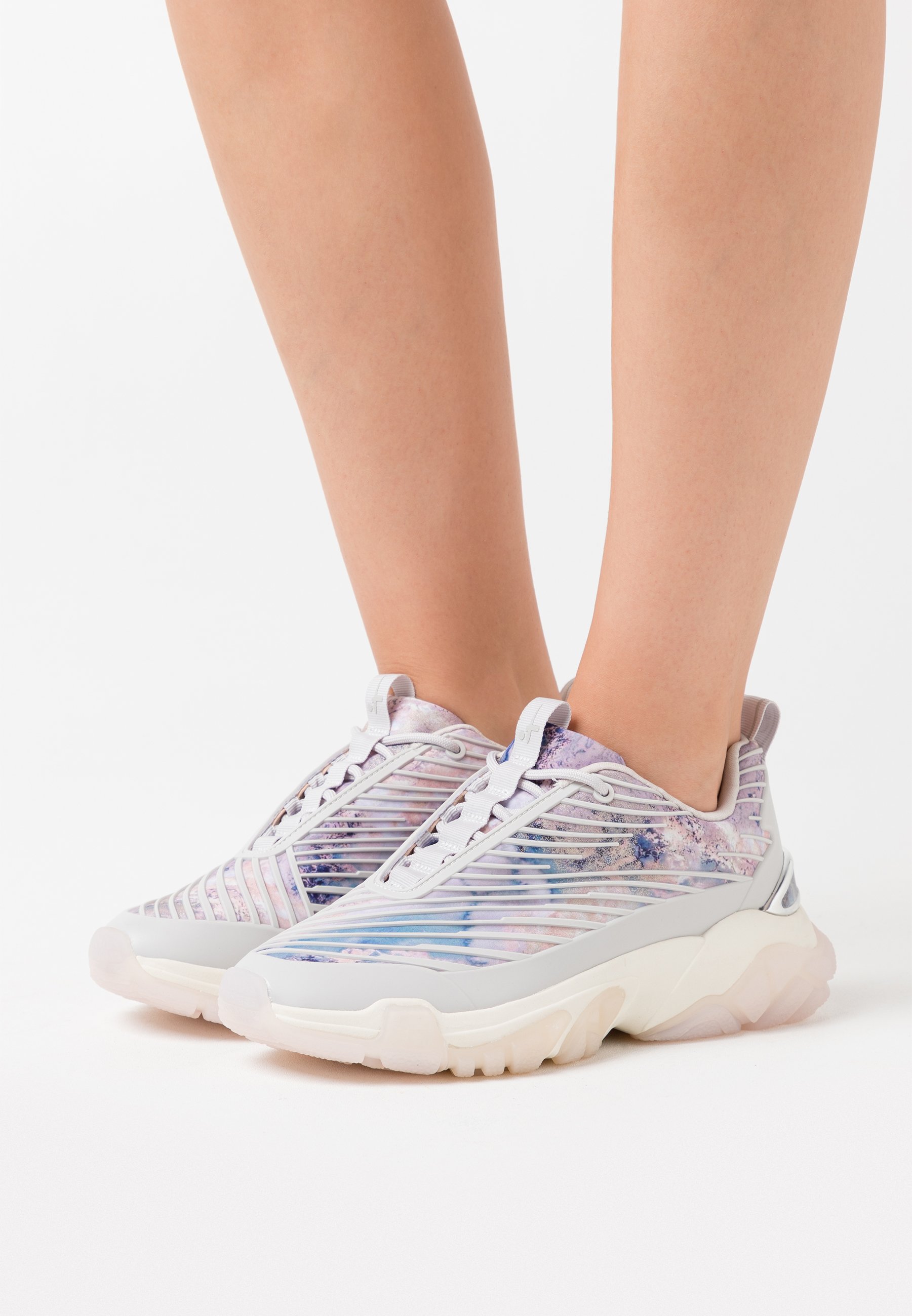Tamaris Fashletics LACE UP - Trainers - stone/grey - Zalando.ie