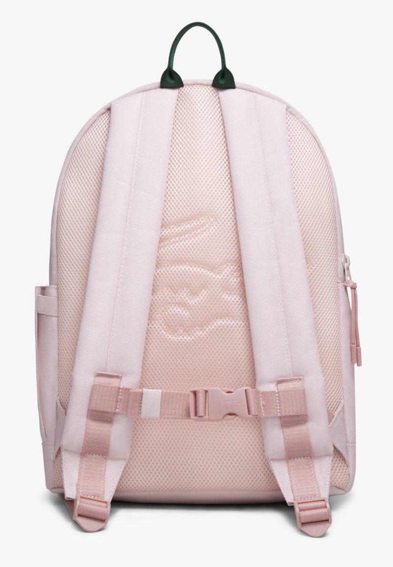 Lacoste Light Pink Women\'s Backpack LACOSTE Script Logo Polyvinyl Backpack Light Pink School  main image 4