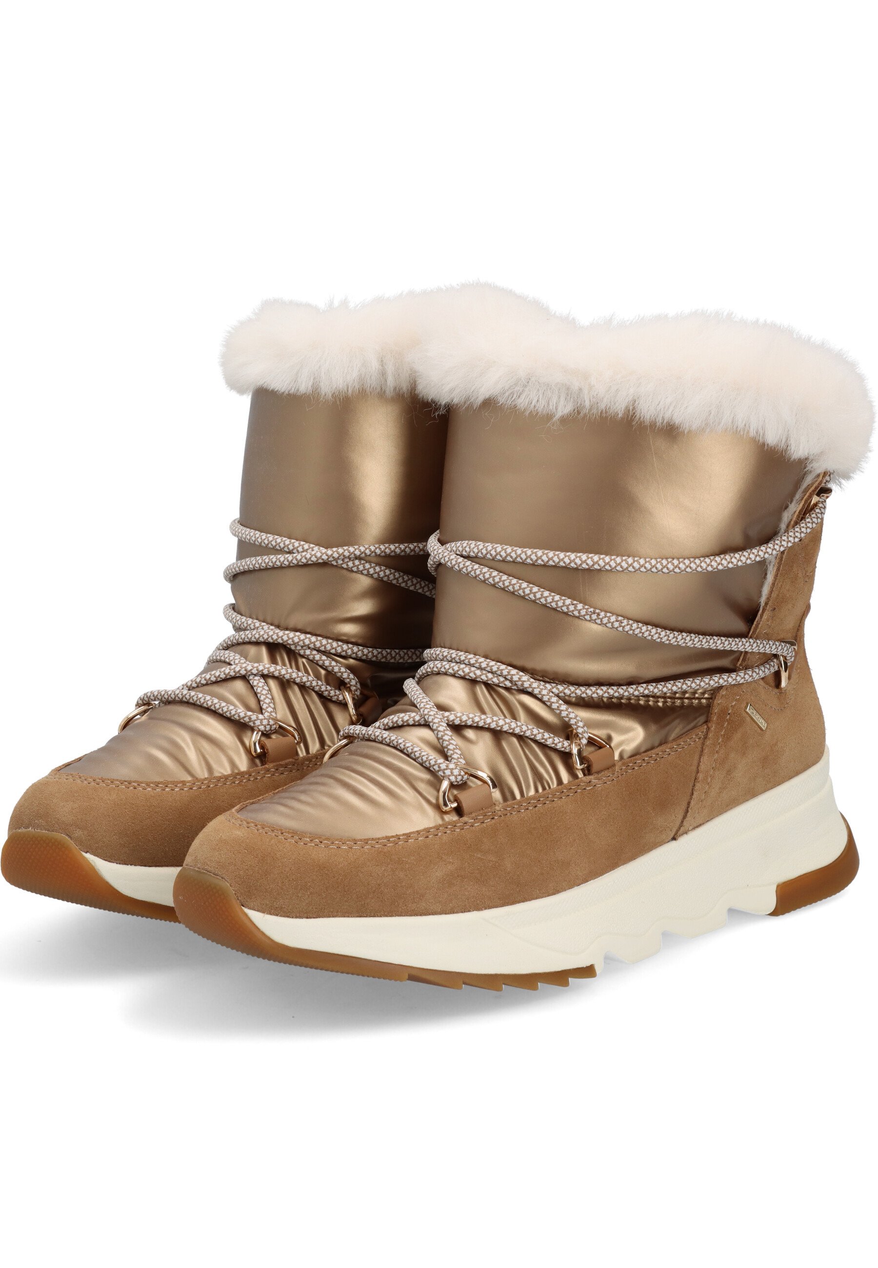 Geox FALENA B ABX - Botas para la nieve - ocre - Zalando.es