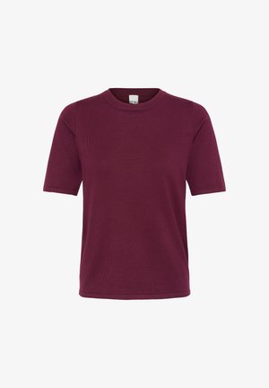 ICHI, IHLULS ONECK SS - T-shirt basique - rhododendron