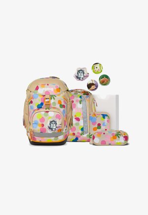 SET - Juego de mochilas escolares - flower powbär - beige