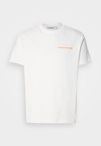 ORANGE FIBRE CAPSULE GRAPHIC - T-shirt imprimé - silky white