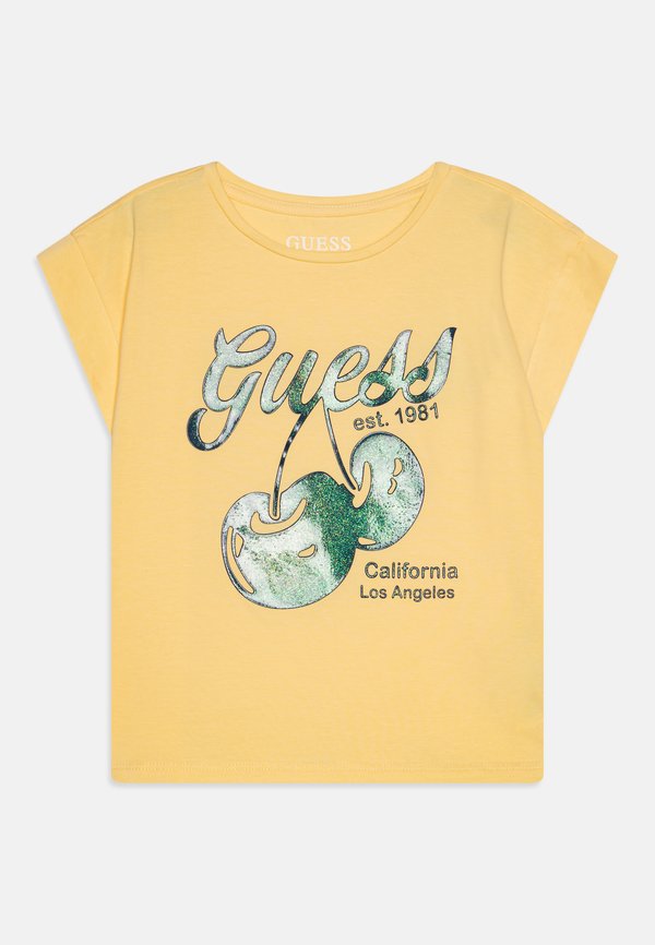JUNIOR MIDI  - Print T-shirt - grated lemon3