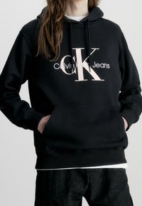 Calvin Klein Jeans Felpa con cappuccio - black