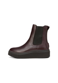 Non sélectionné, dark aubergine red