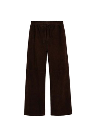 SUEDE - Pantalones deportivos - dark brown