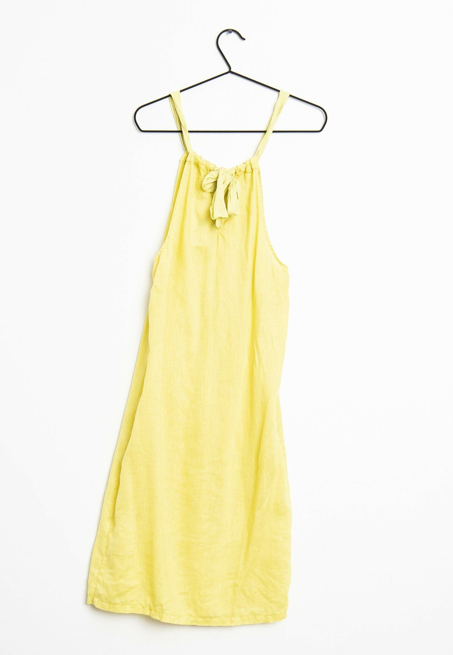 120% Lino Vestito estivo - yellow/giallo - Zalando.it