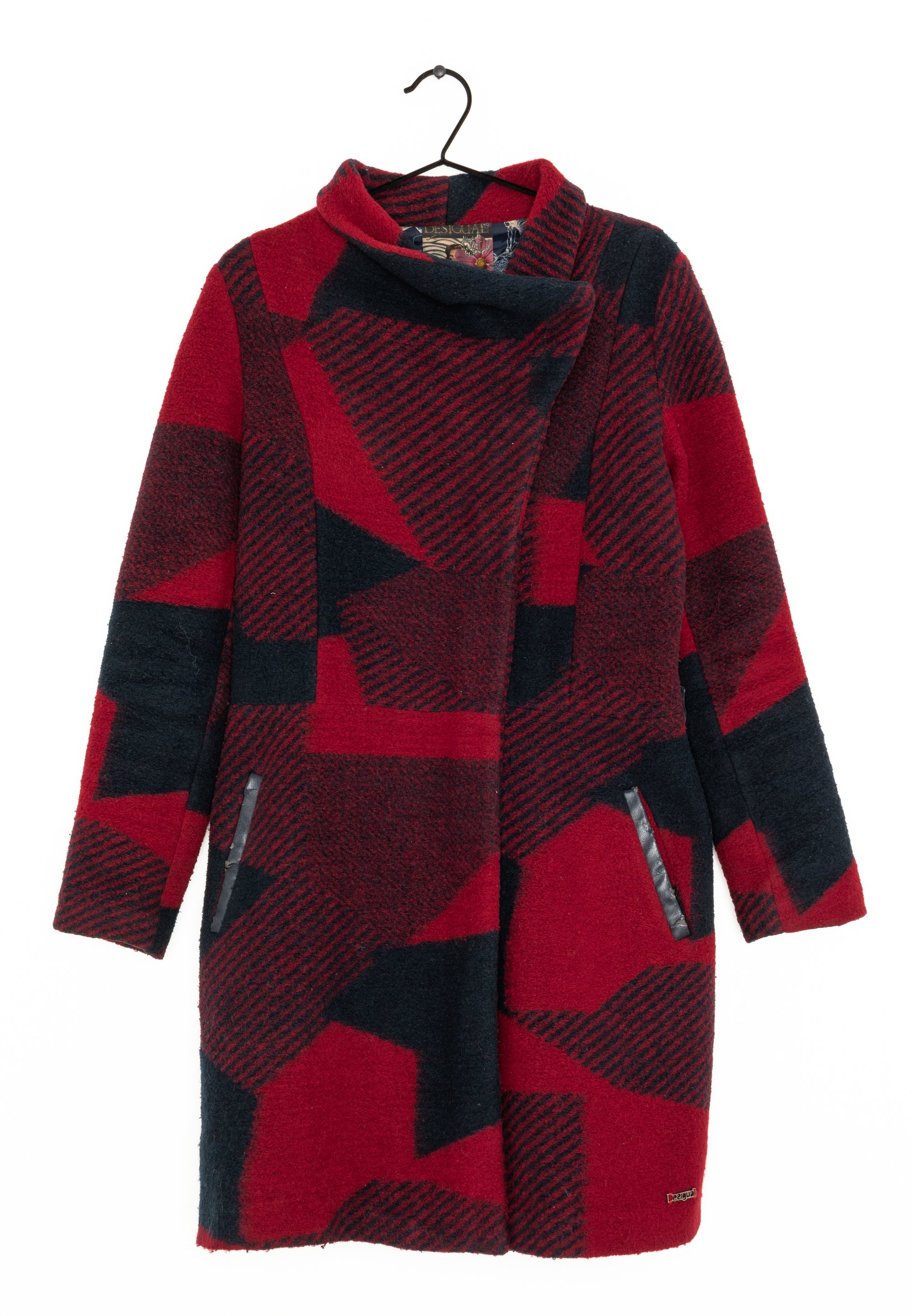 Desigual Classic coat red (Pre-owned)