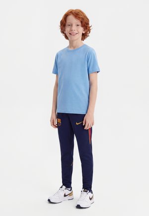 Nike Performance, FC BARCELONA FCB STRIKE PANT ZIP UNISEX - Trainingsbroek - blackened blue/noble red/mineral yellow