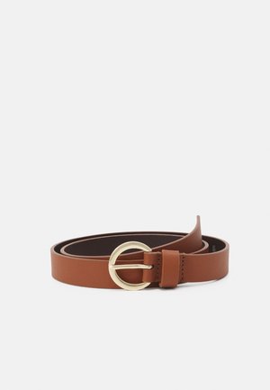 LEATHER - Pásek - cognac
