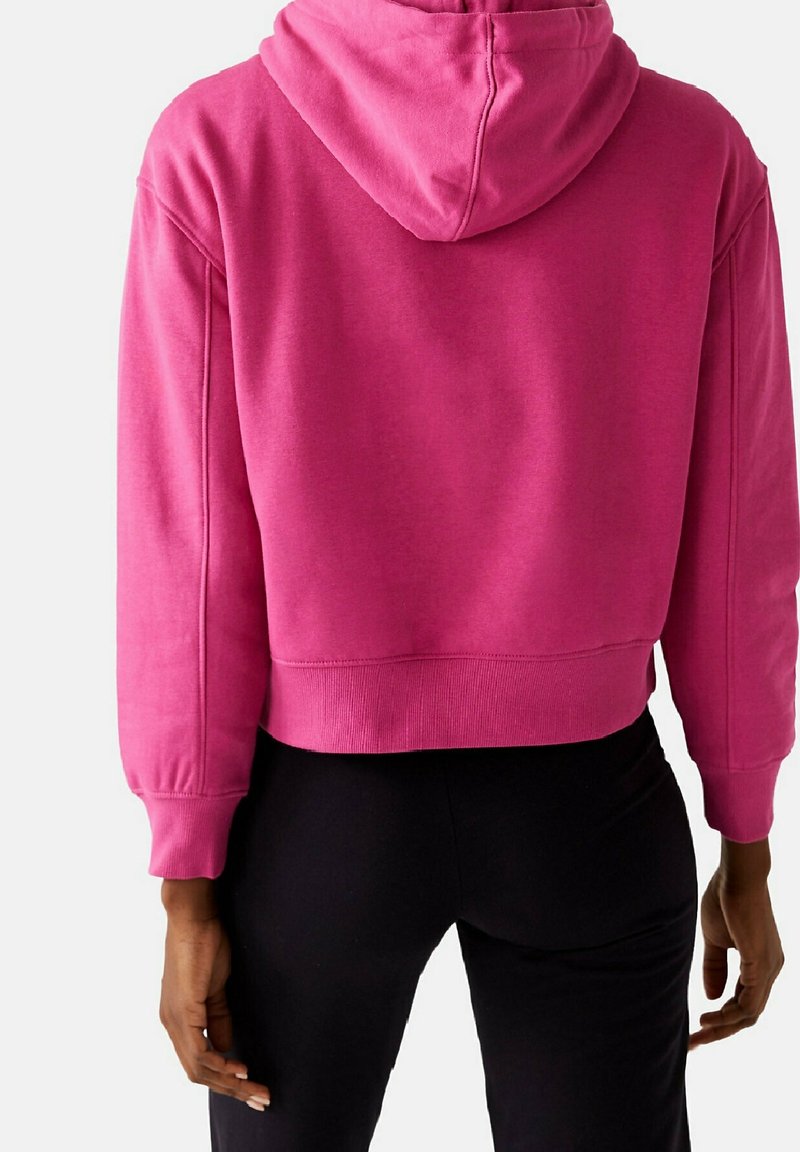 Sweat Capuche Femme Marks And Spencer – Rose, Zippé, Taille M, Coton/polyester, Léger