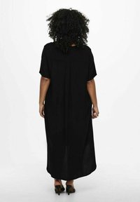 ONLY Carmakoma CARNEWDENIZIA SS CALF  - Rochie tip cămașă - black