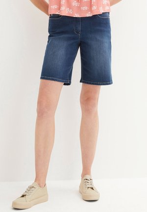 Jeans Shorts - dark-blue denim