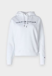 MDRN REG CORP LOGO  - Felpa con cappuccio - optic white