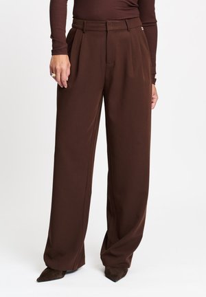 POM Amsterdam, PANTS - MARLOU CHOCOLATE BROWN - Broek - brown