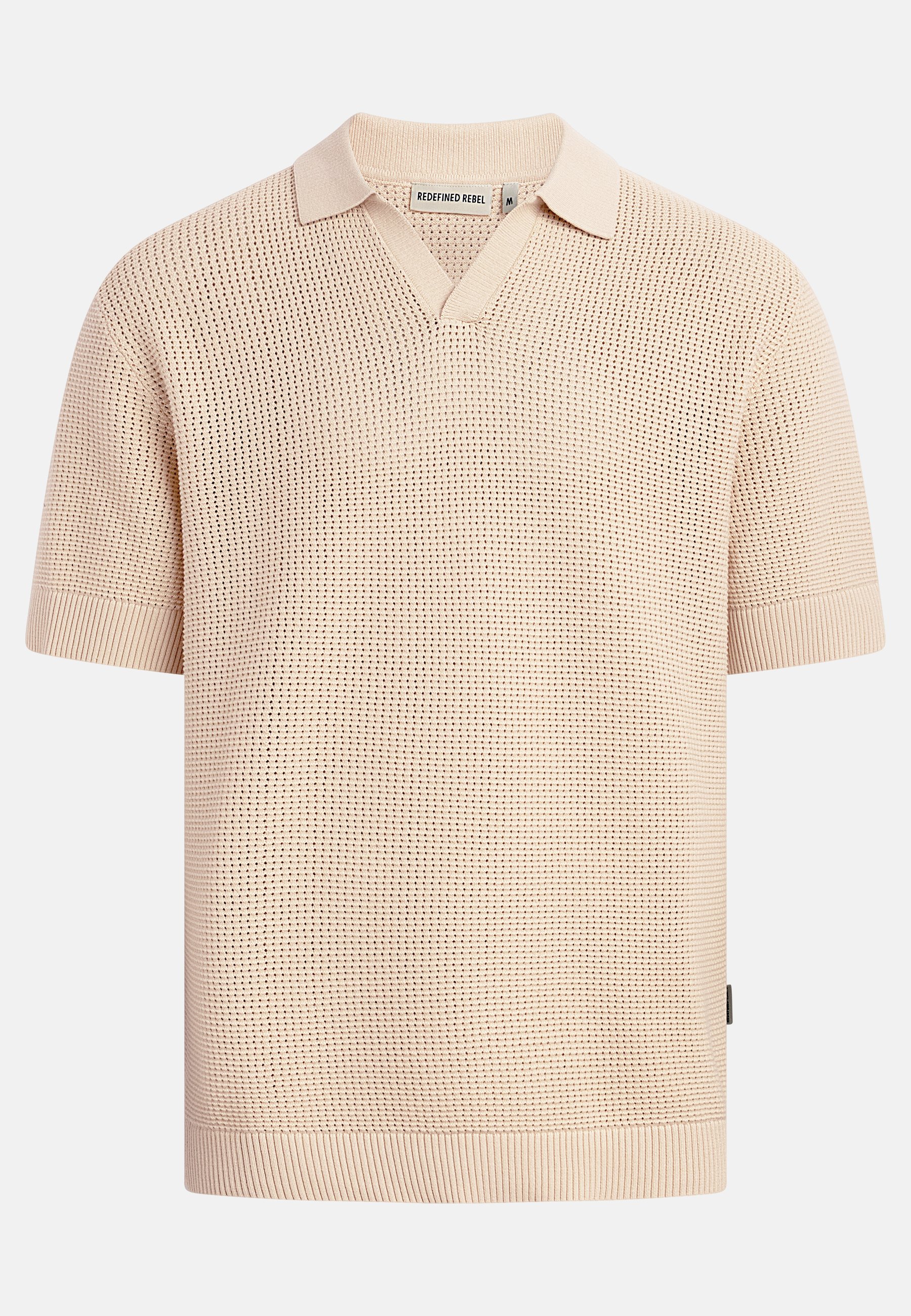 Redefined Rebel MICAH BOXY FIT - Polo shirt - ecru/off-white