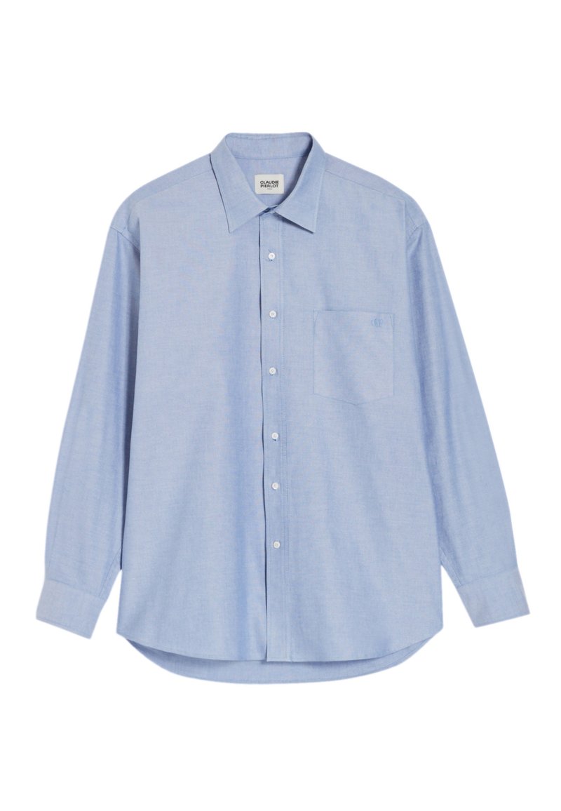 CLAUDIE PIERLOT Overhemdblouse lichtblauw gemêleerd