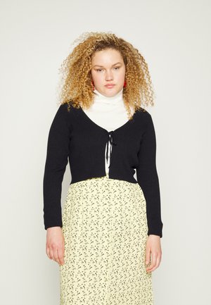 GOLD CURVE - Cardigan - black