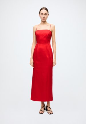 LUCILLE SATIN MAXI DRESS - Robe de soirée - deep red