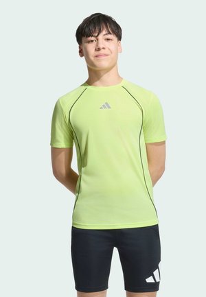 adidas Sportswear, ADIDAS SPORTSWEAR TECH APPAREL CLIMACOOL T-SHIRT UNISEX - Camiseta deportiva - frozen lemon   reflective silver