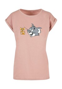 ABSOLUTE CULT TOM AND JERRY-SIMPLE HEADS  - T-shirts med print - duskrose
