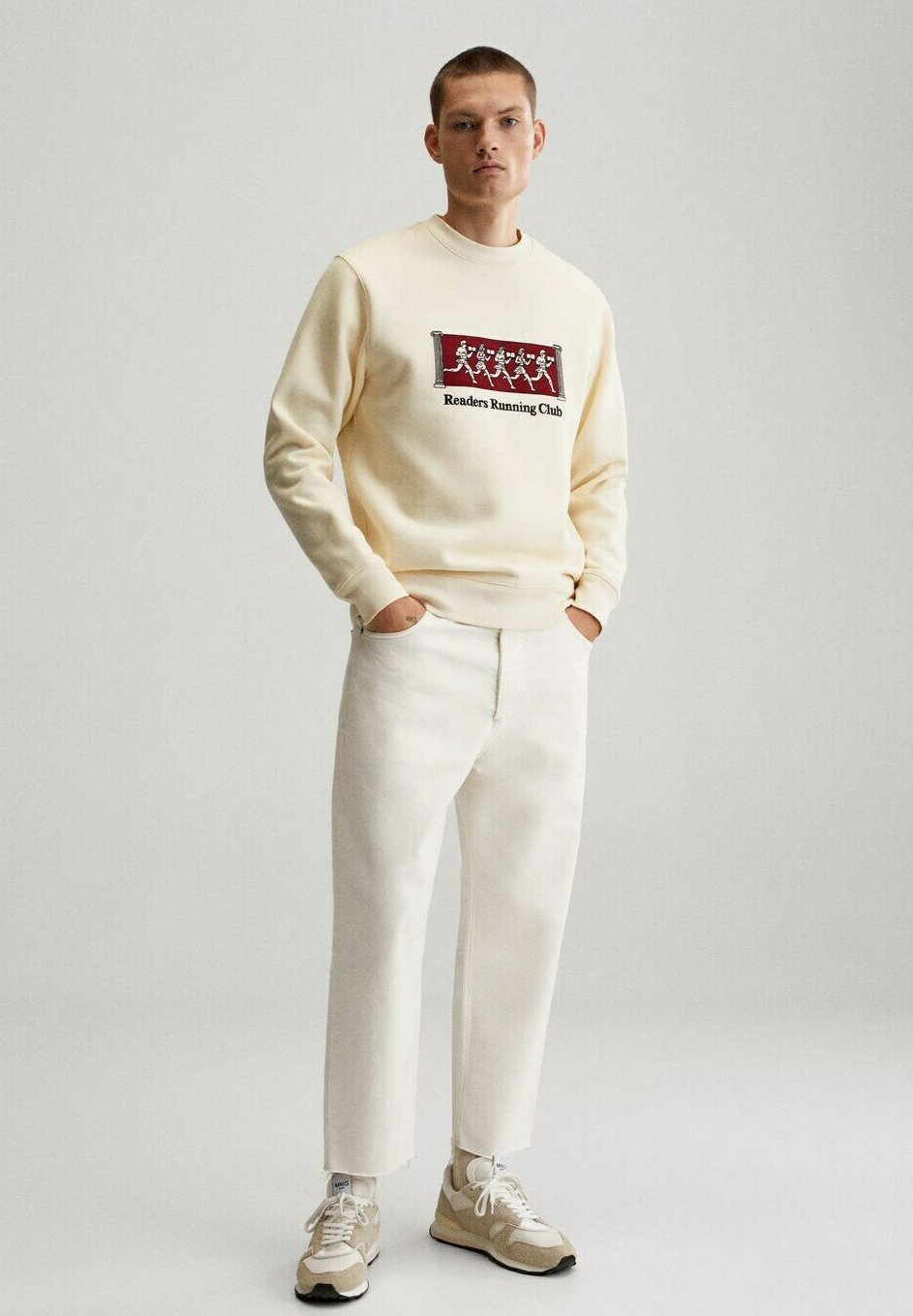 Mango READERS - Sweater - blanco roto/crème - Zalando.nl