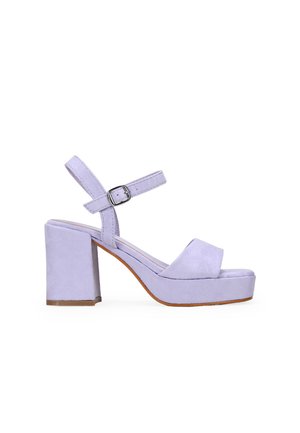 Sandalias con plataforma - lila