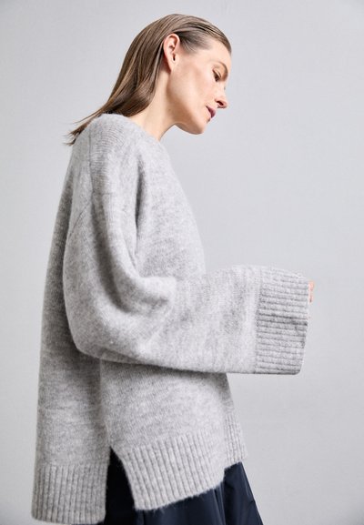 DESIGNERS REMIX VERONA SLIT - Camisola - light grey