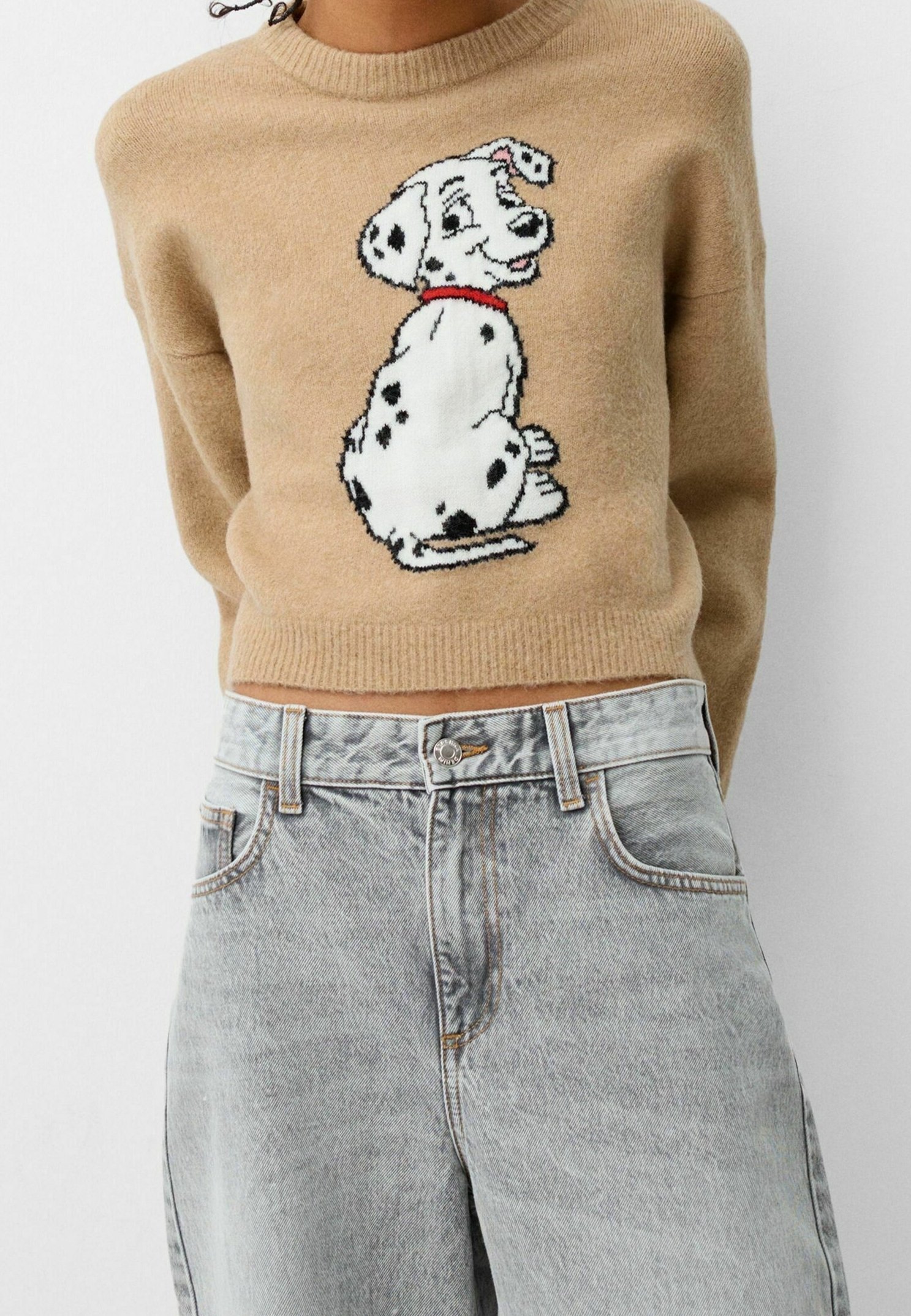 Bershka Jumper - camel - (Pre-owned) - Zalando