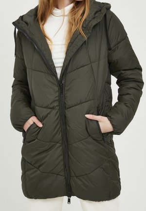 Vinterfrakke - grey denim