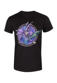 Henry Tiger YU-GI-OH DARK MAGICIAN - Triko s potiskem - black