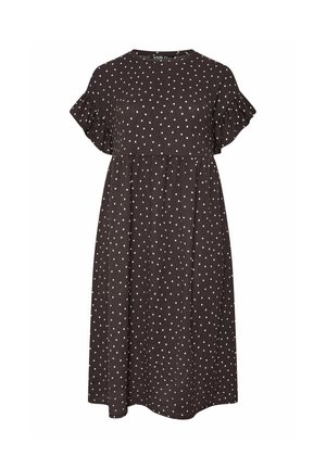 Yours Clothing, PLUS SIZE MIDI DRESSES - Robe de jour - chocolate