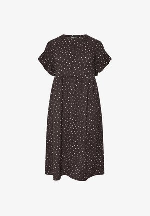 Yours Clothing, PLUS SIZE MIDI DRESSES - Robe de jour - chocolate