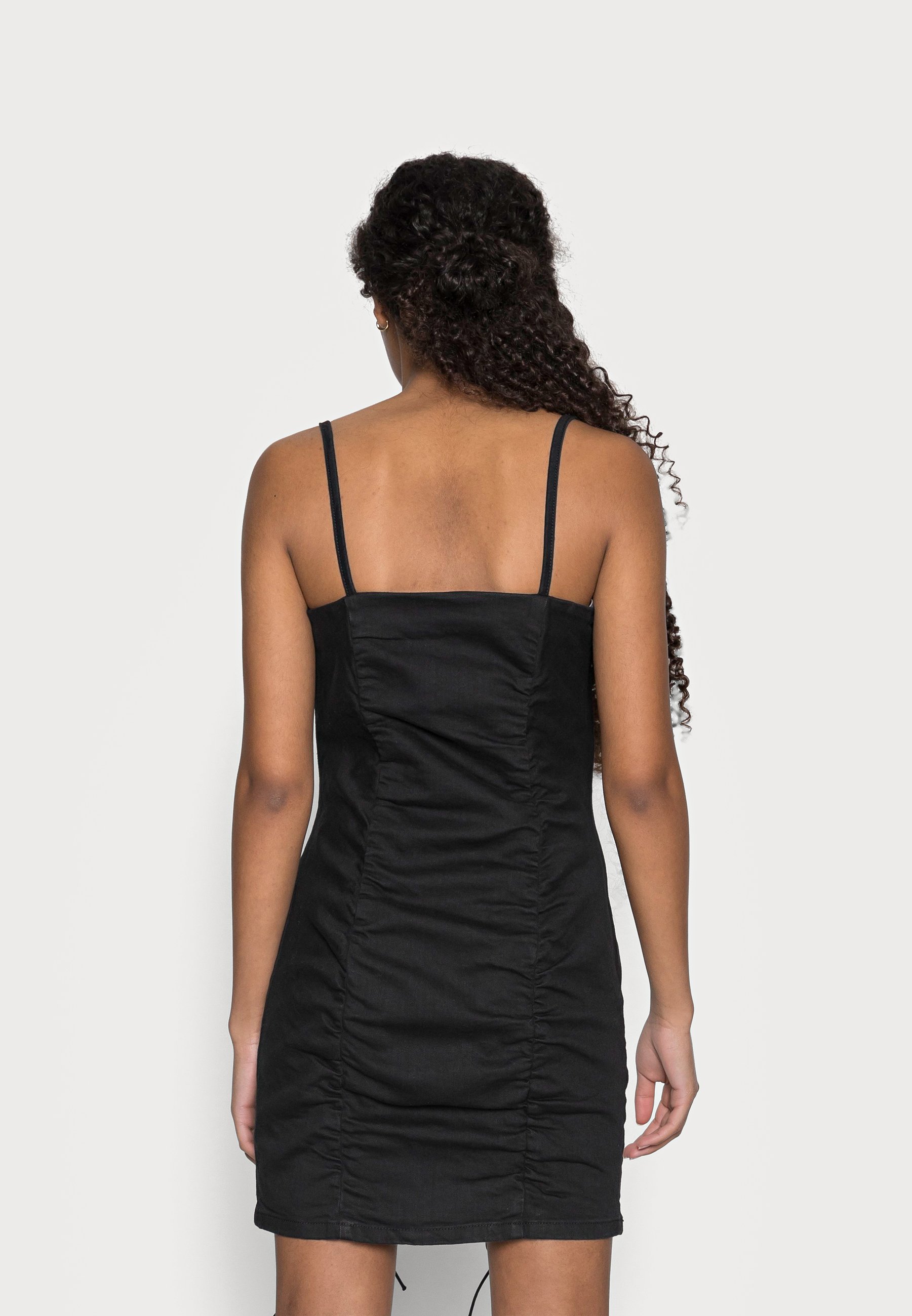 Topshop Petite RUCHED BODYCON DRESS 